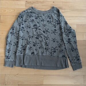 Grayson threads green  skull sweatshirt L